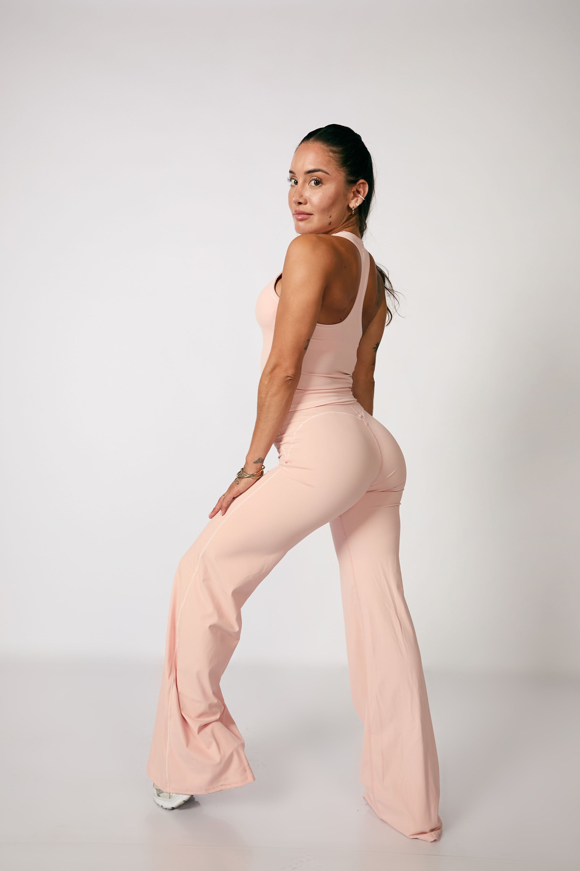 Contour Straight Pant Set - Tank Top