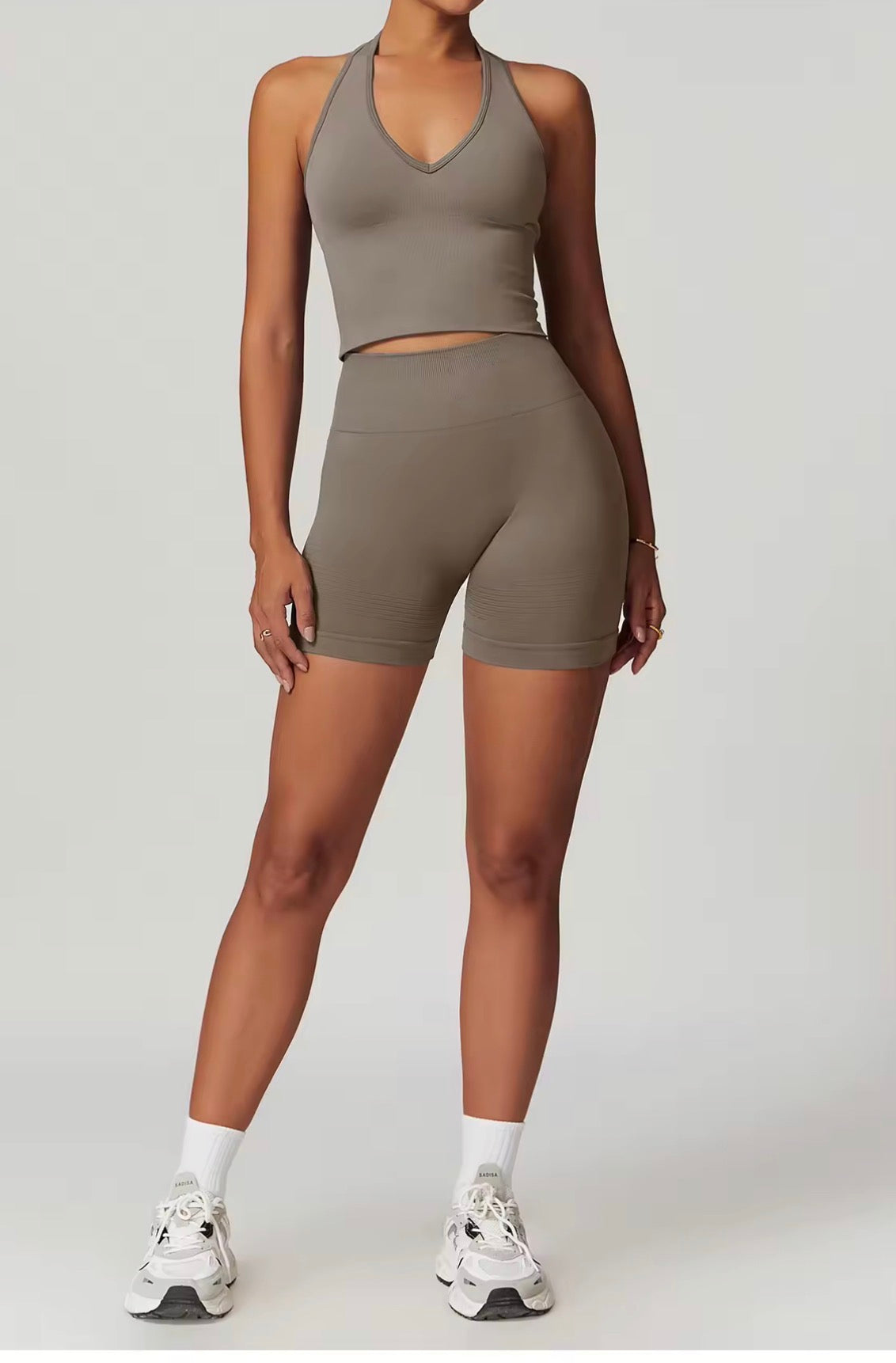 Azure Halter Short Set