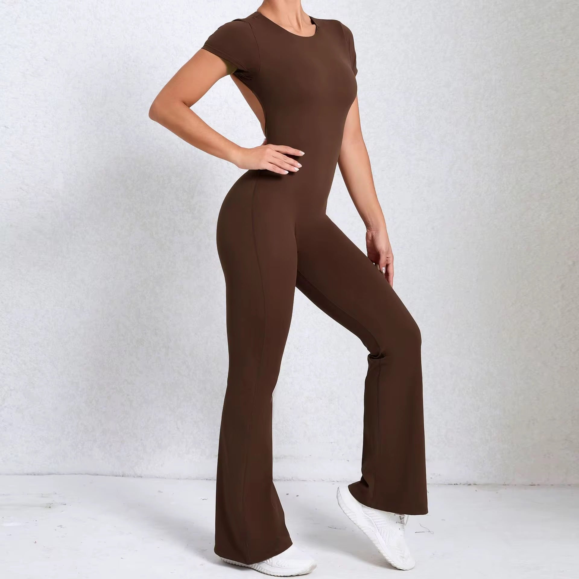 Lemon Flare Jumpsuit