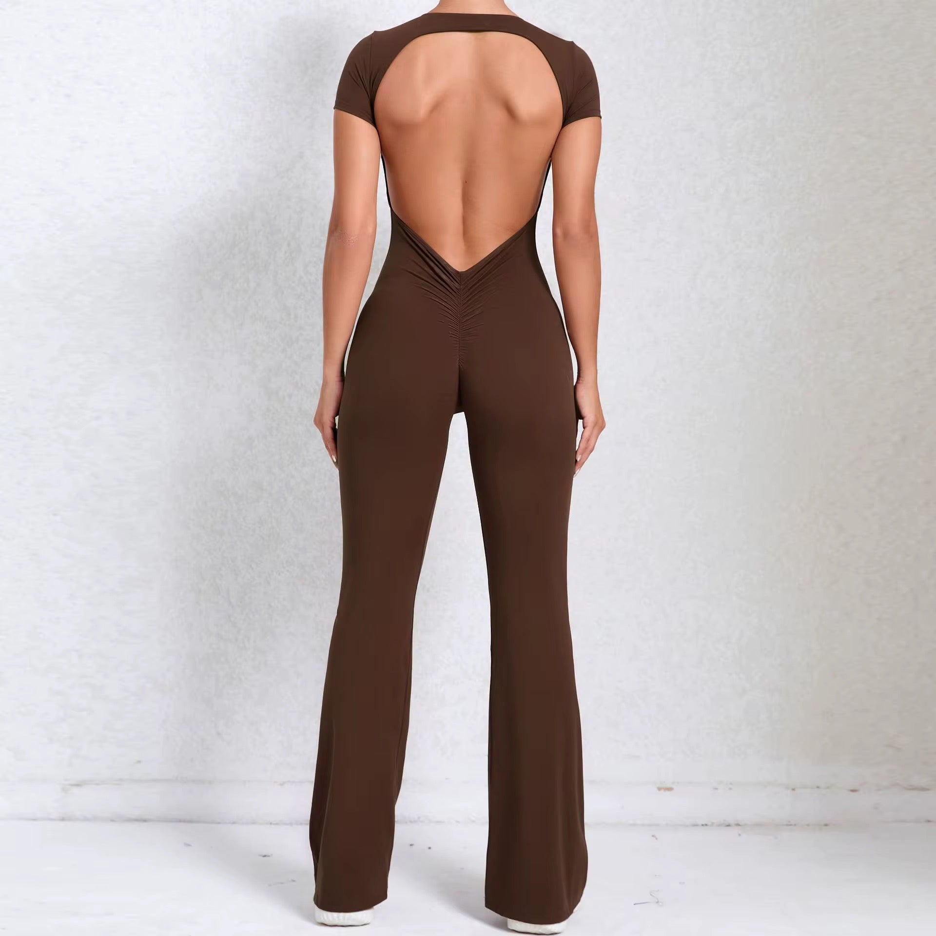 Lemon Flare Jumpsuit