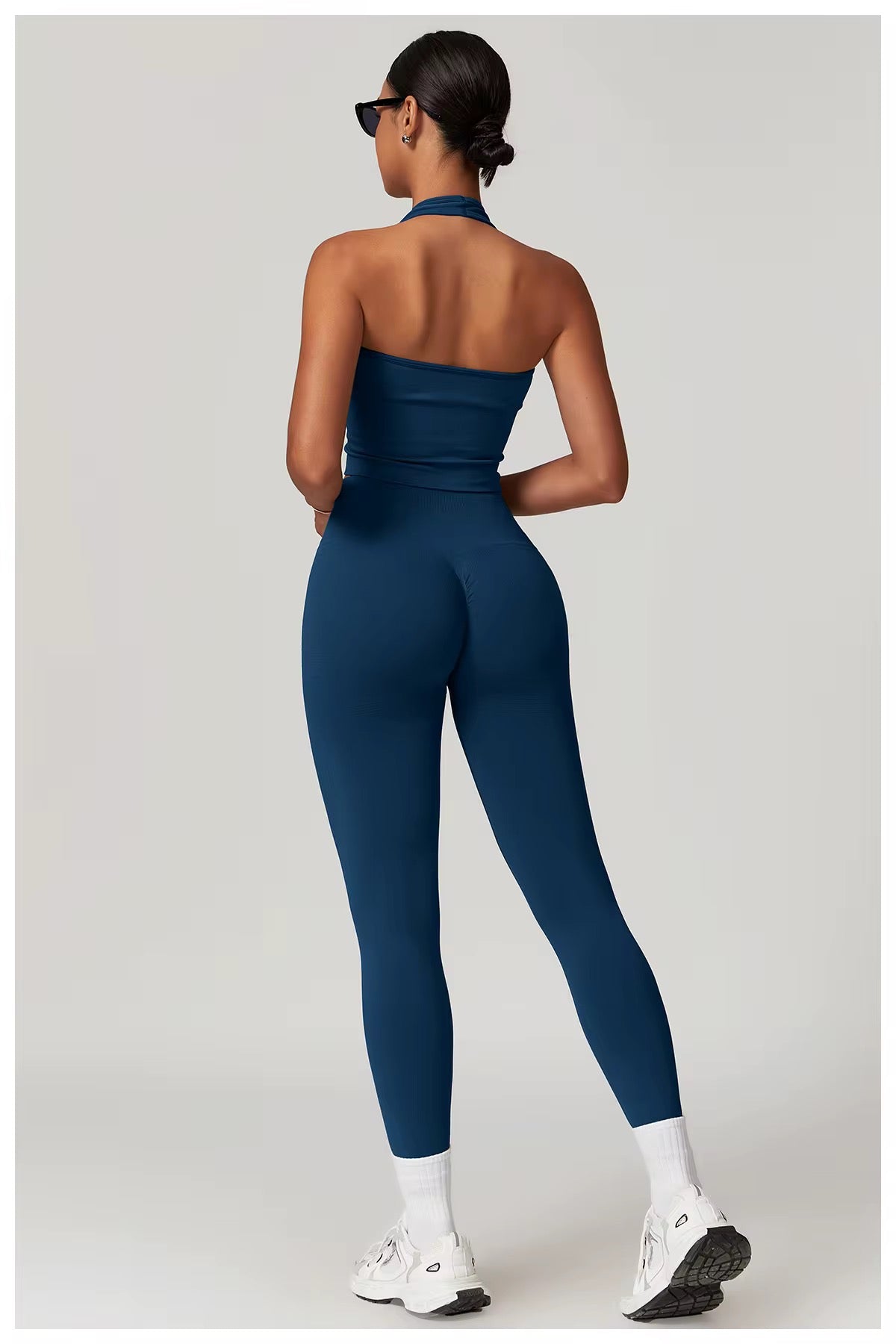 Azure Halter Legging Set