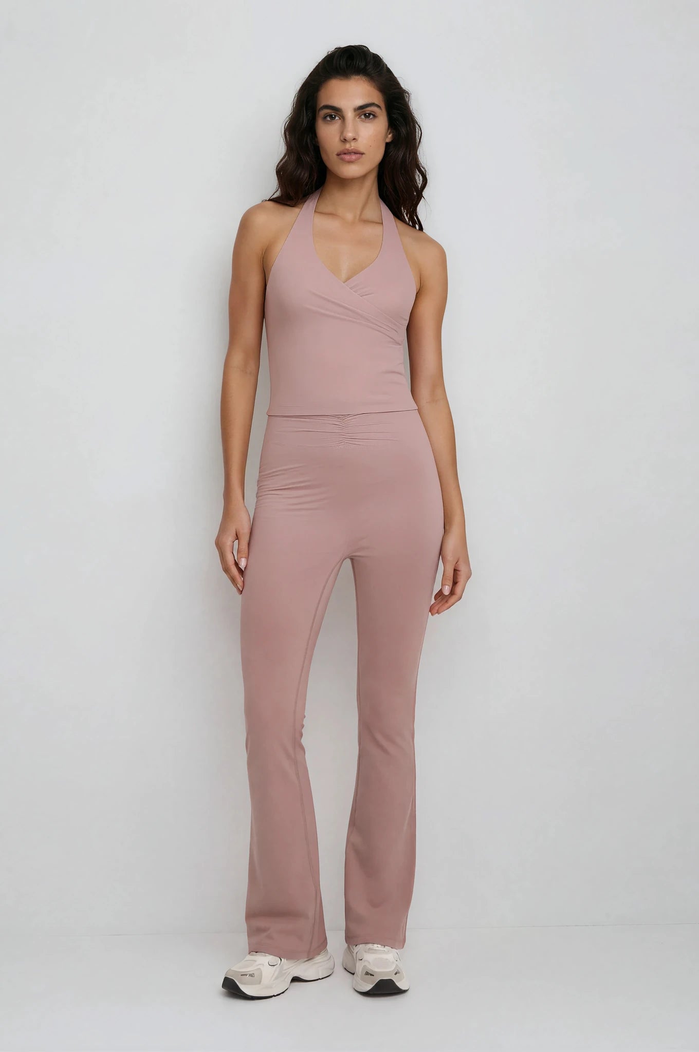 ALMA HALTER FLARE SET