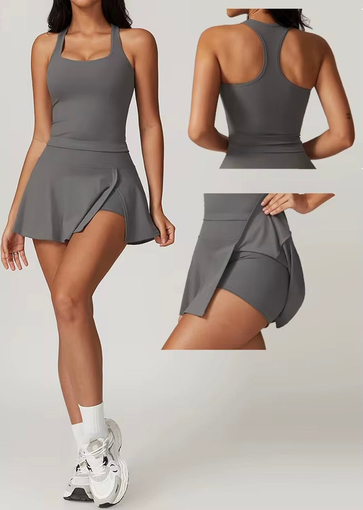 Slit Skirt Set