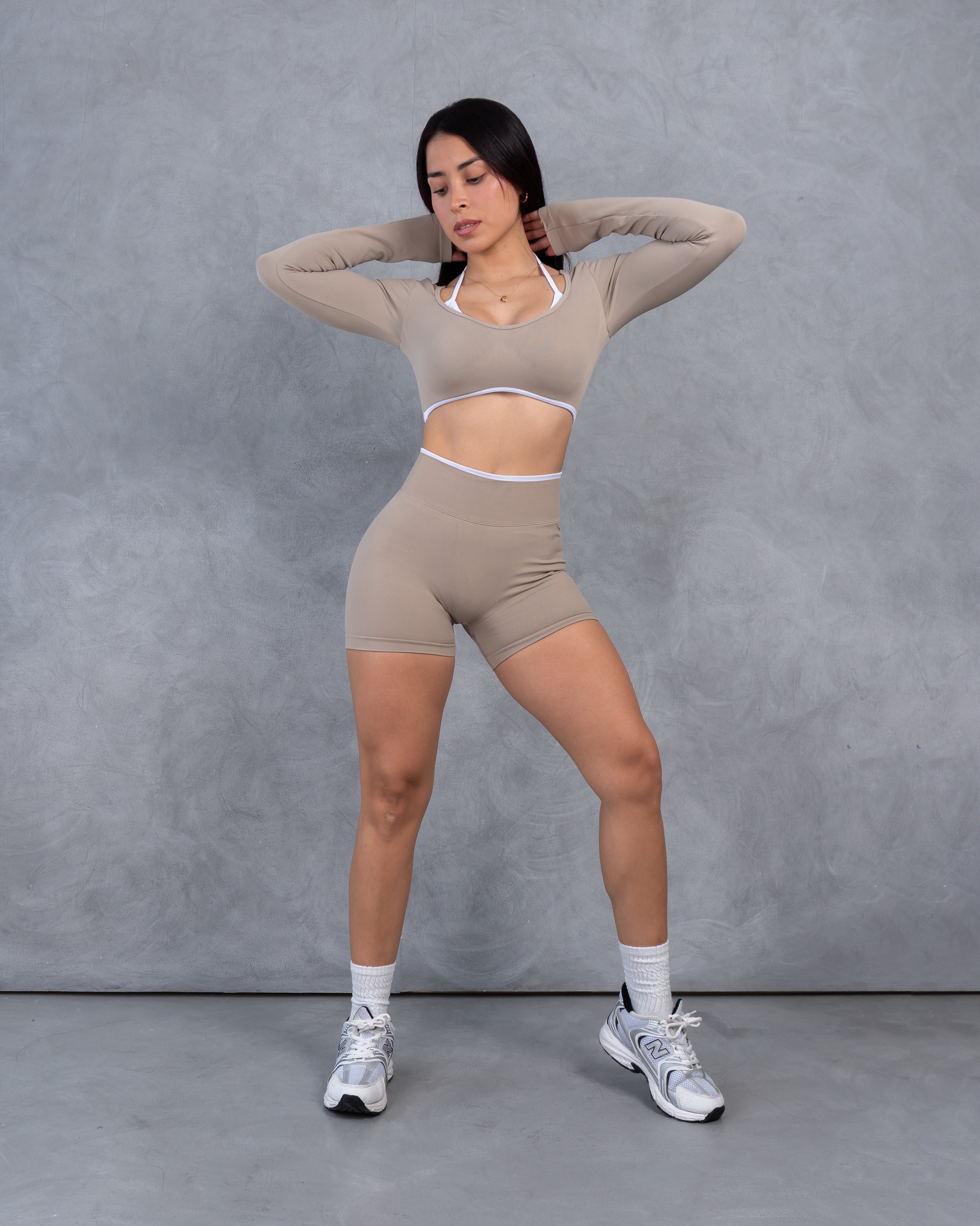 Blush Long Sleeve Short Set