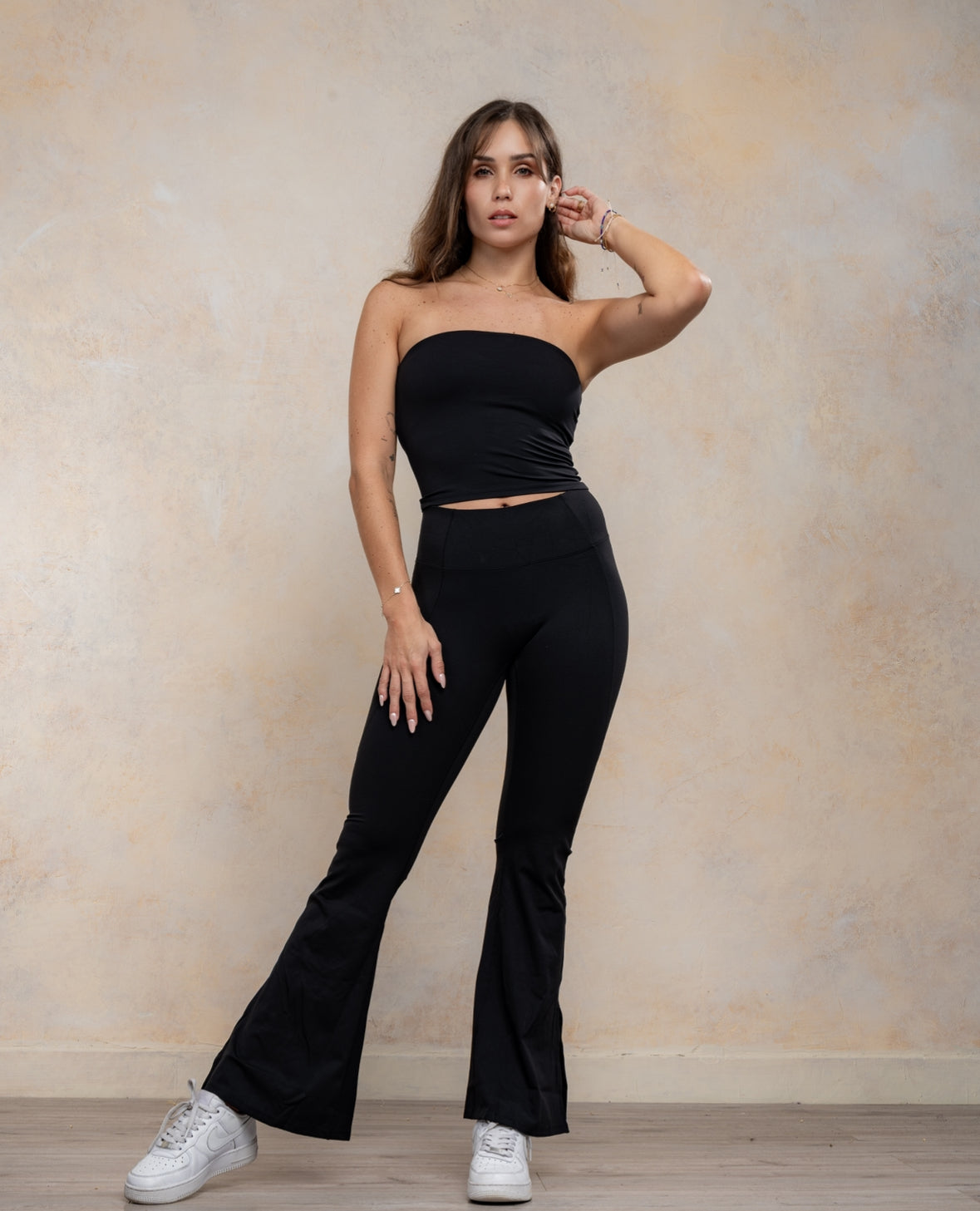 Sculpt Strapless Flare Set