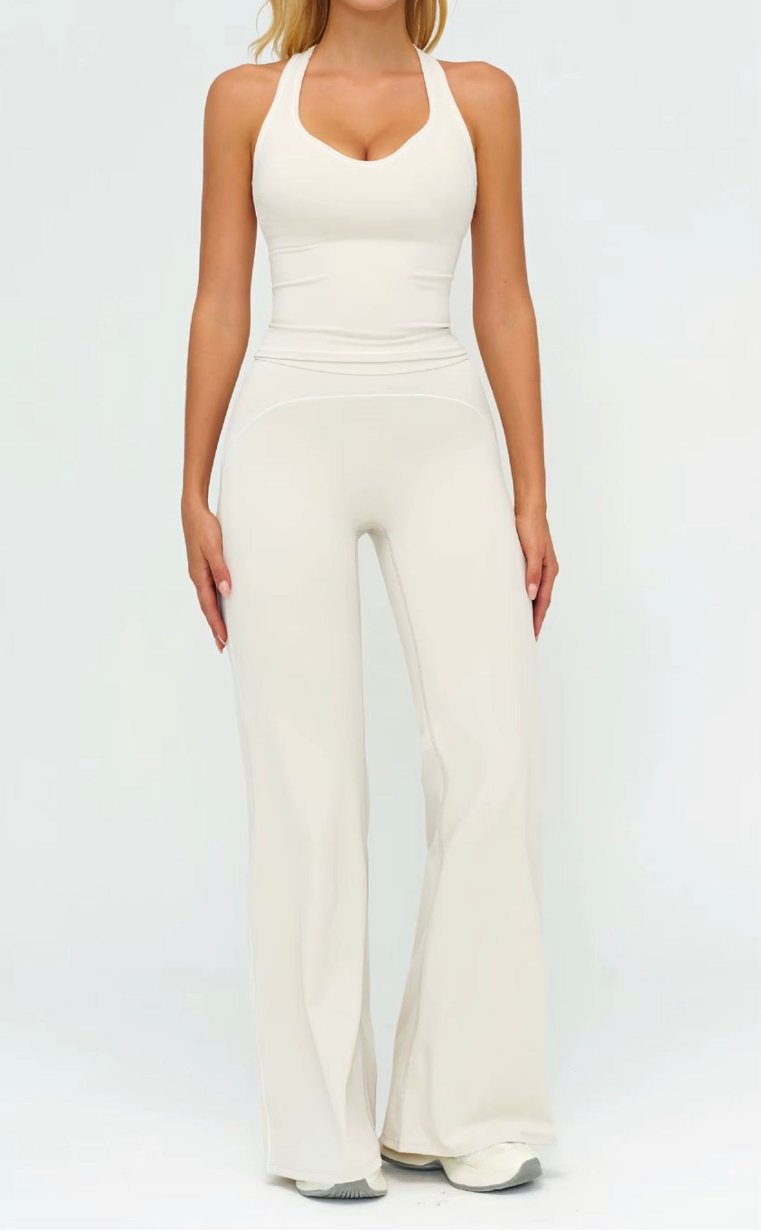 Contour Straight Pant Set - Tank Top