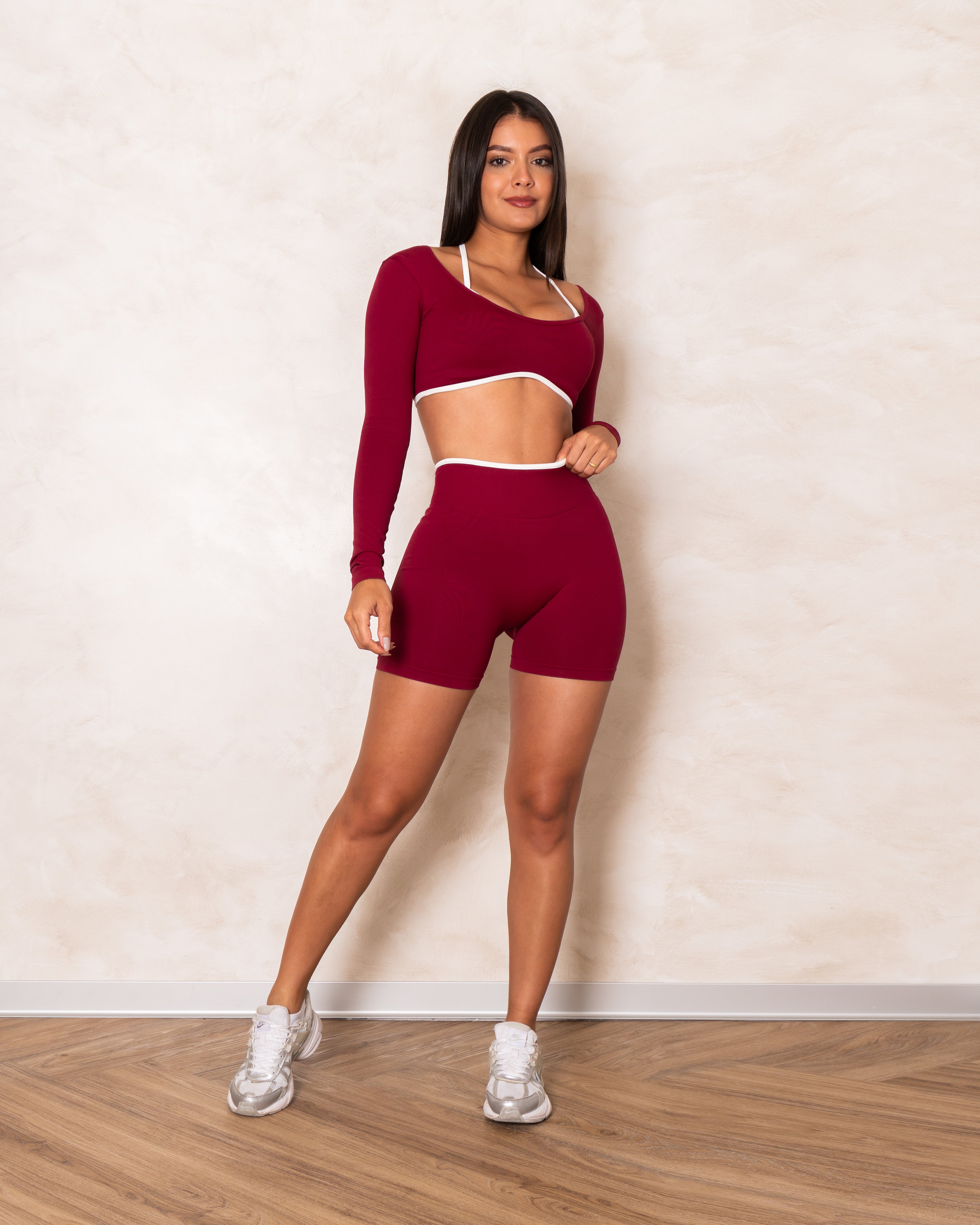 Blush Long Sleeve Short Set