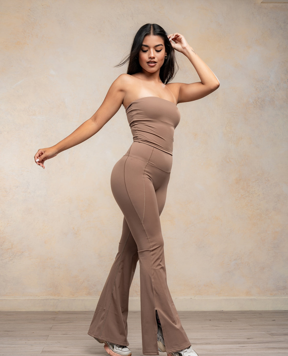 Sculpt Strapless Flare Set