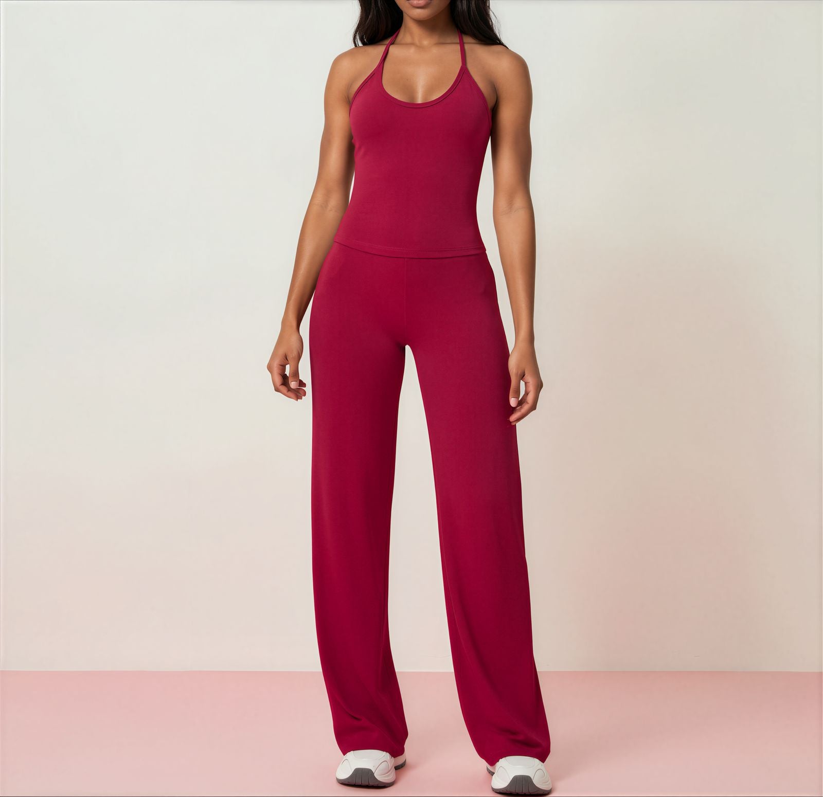 Velvet set (Halter Tank Top)