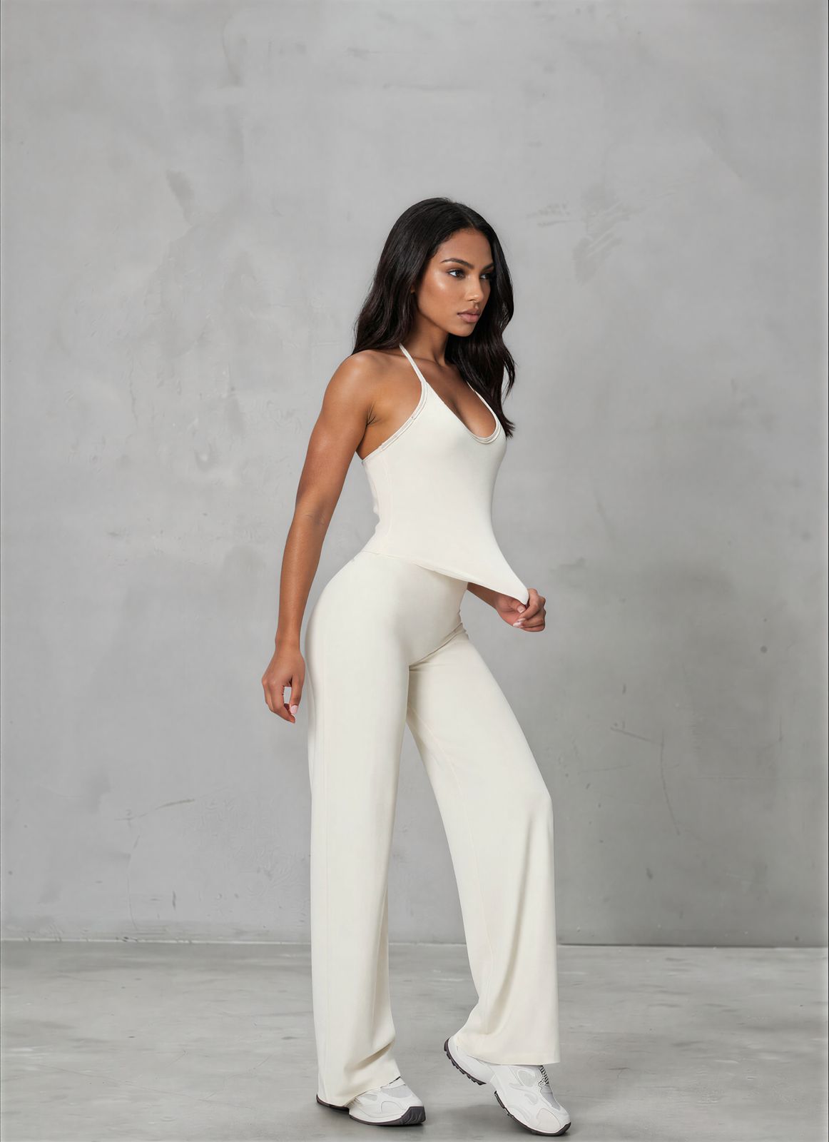 Velvet set (Halter Tank Top)