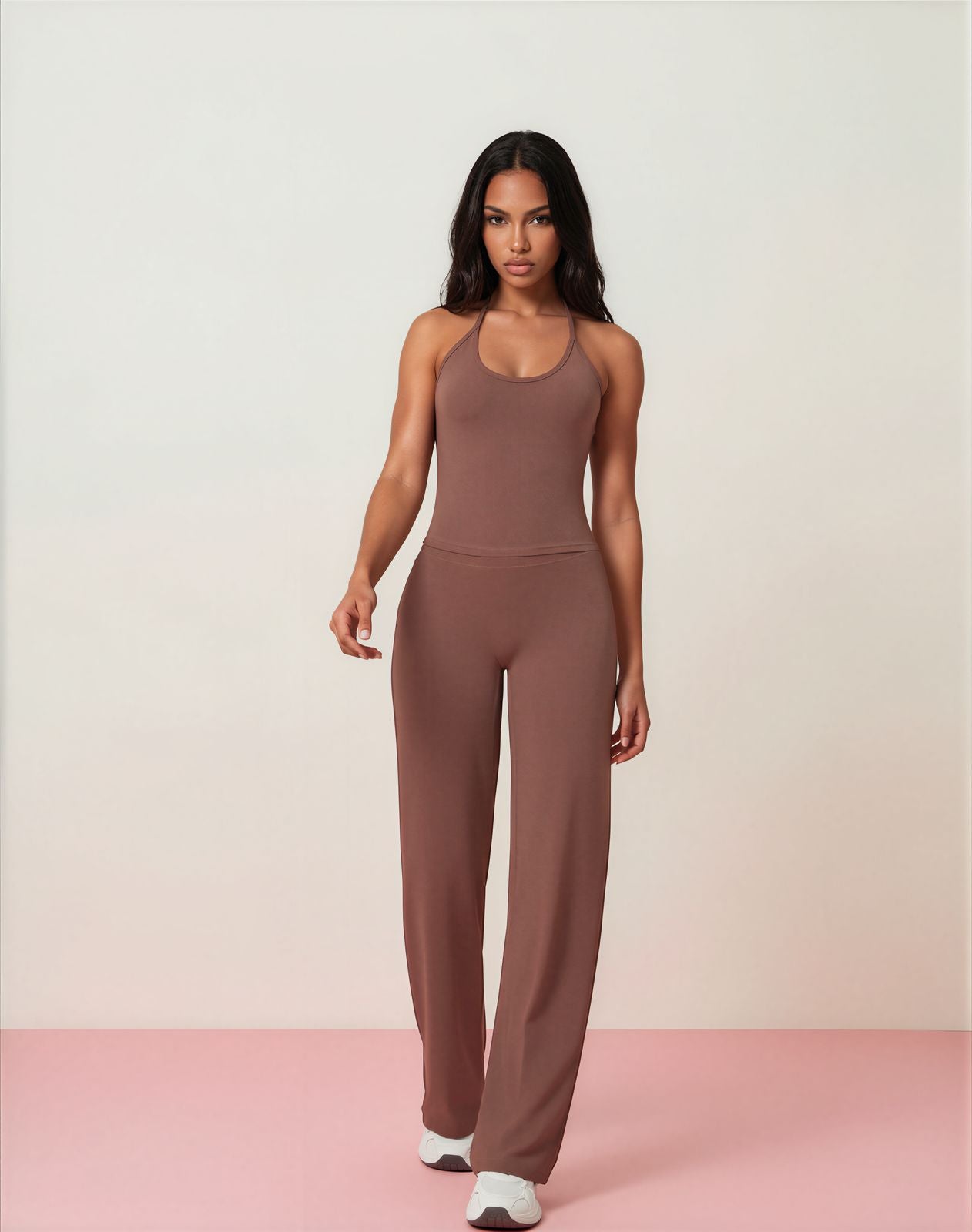 Velvet set (Halter Tank Top)