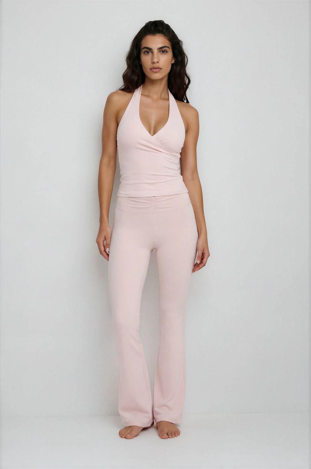 ALMA HALTER FLARE SET