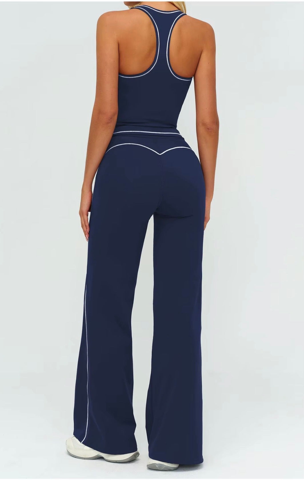 Contour Straight Pant Set - Tank Top