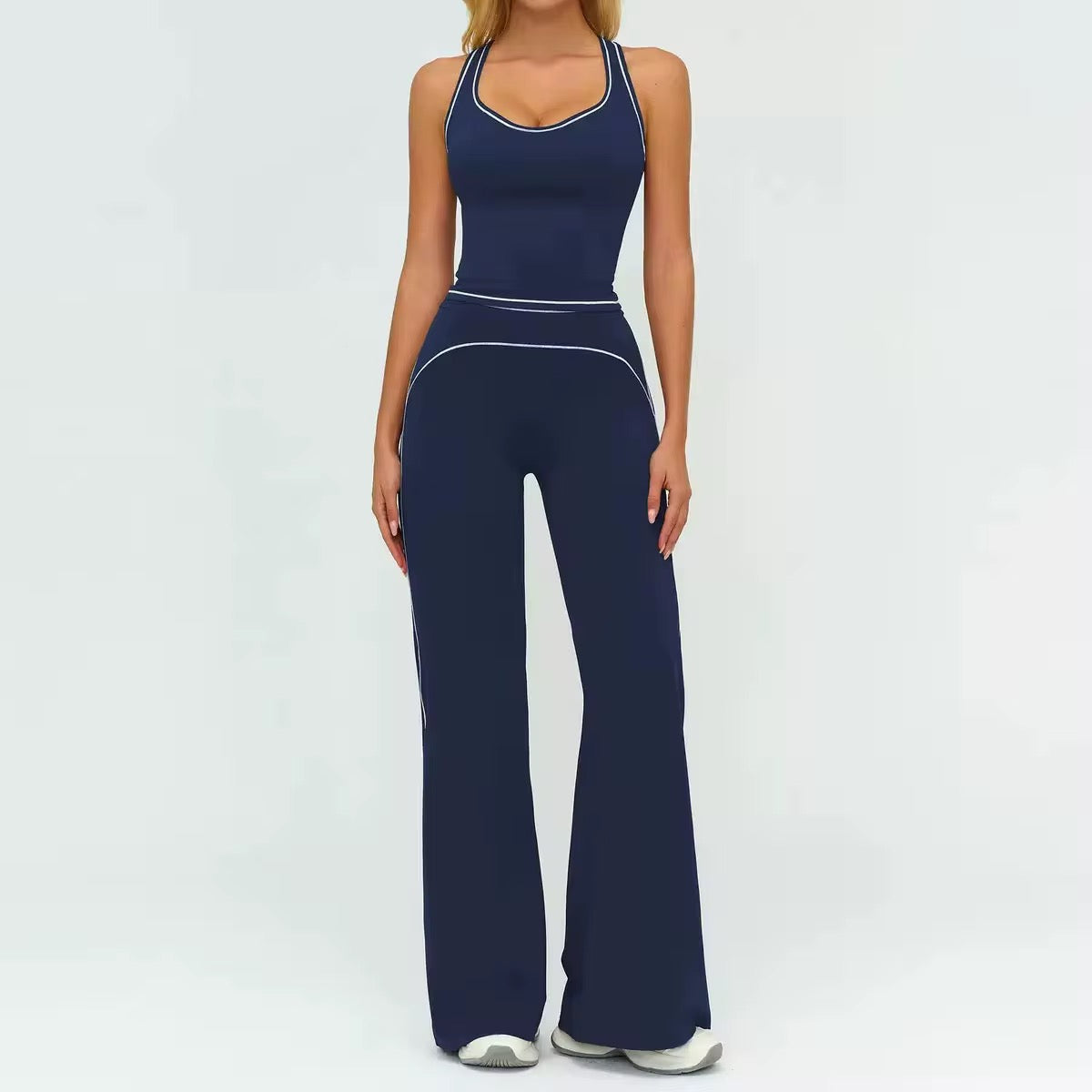 Contour Straight Pant Set - Tank Top