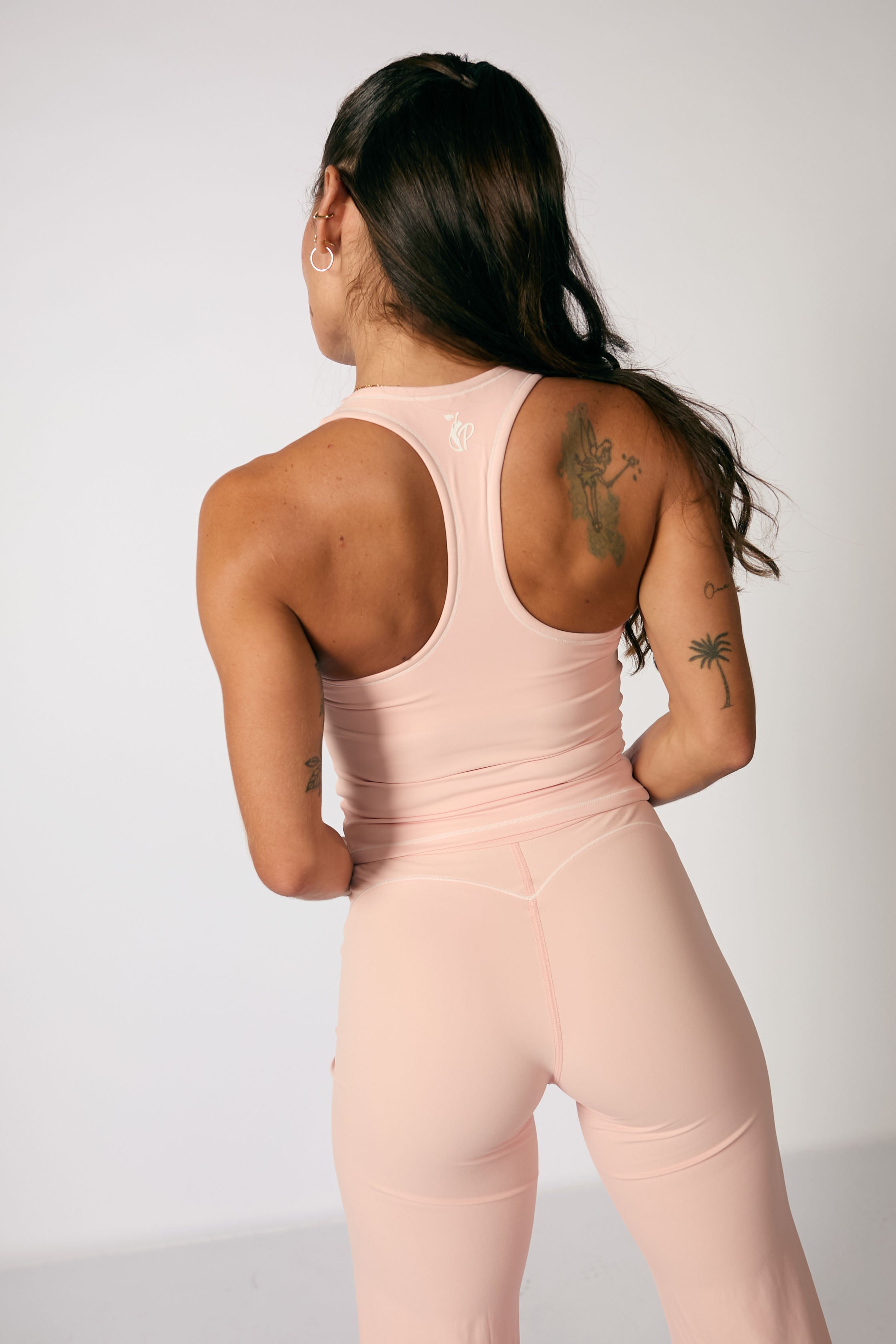Contour Straight Pant Set - Tank Top