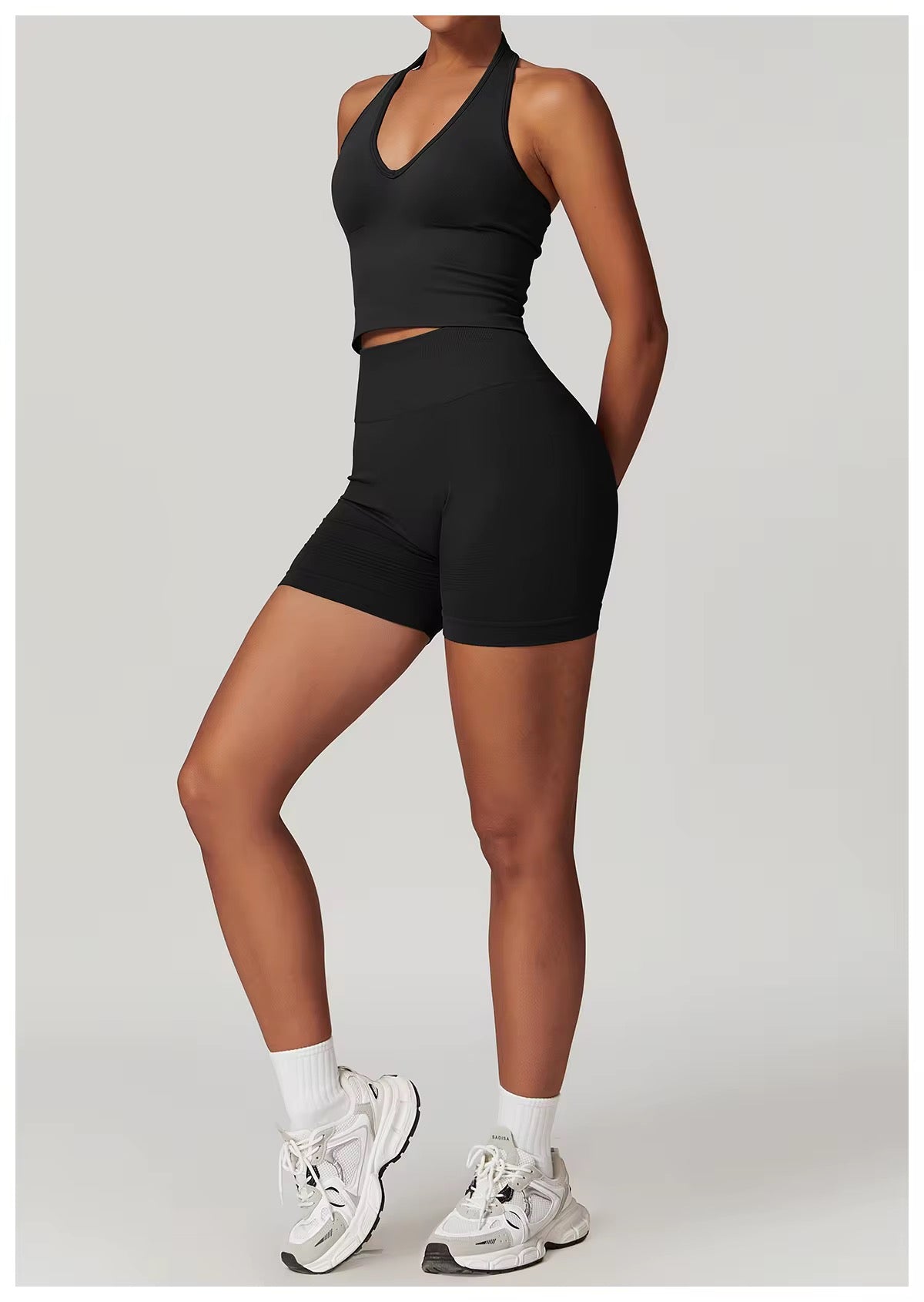 Azure Halter Short Set