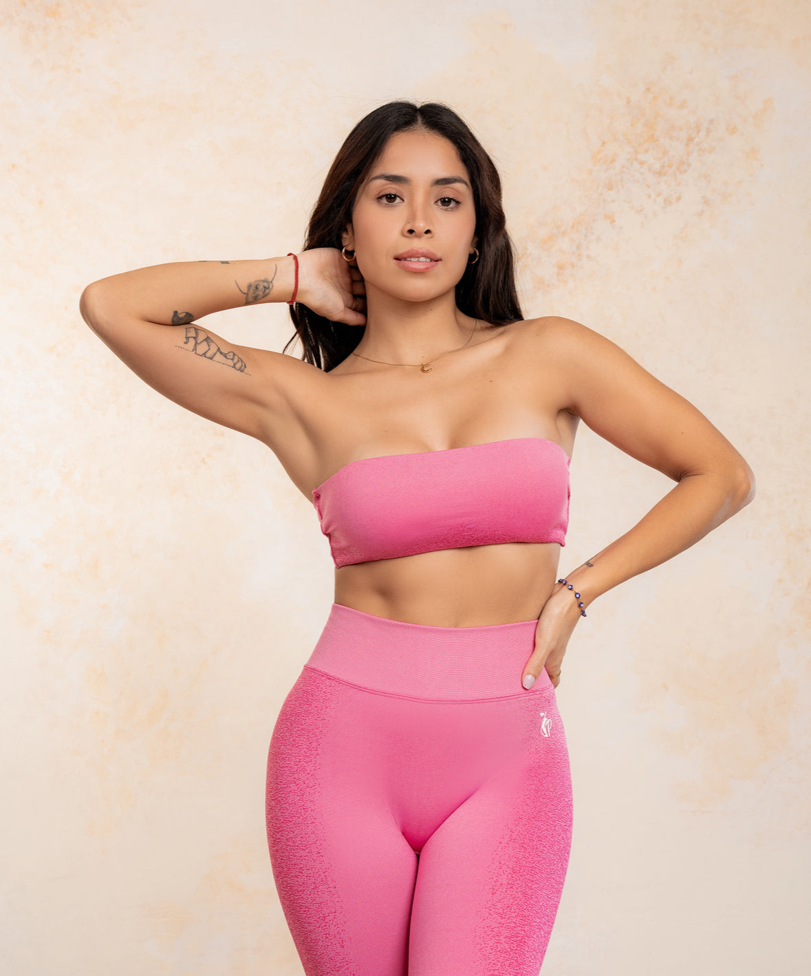 Sparkled Strapless Legging Set
