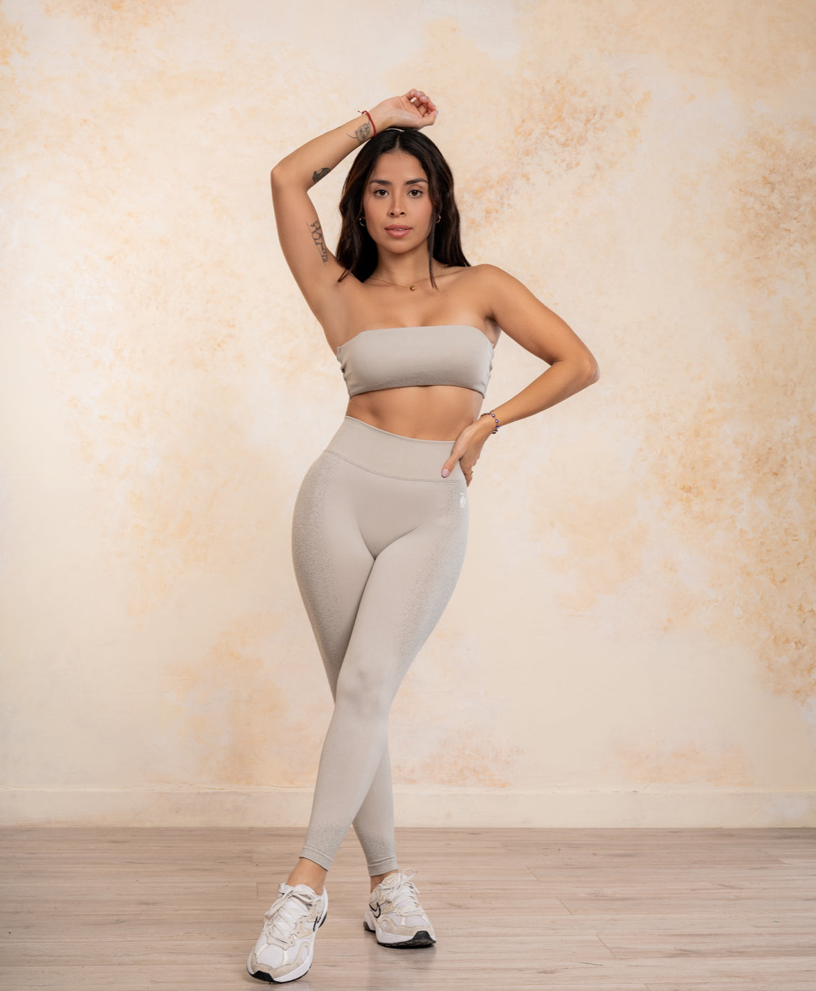 Sparkled Strapless Legging Set