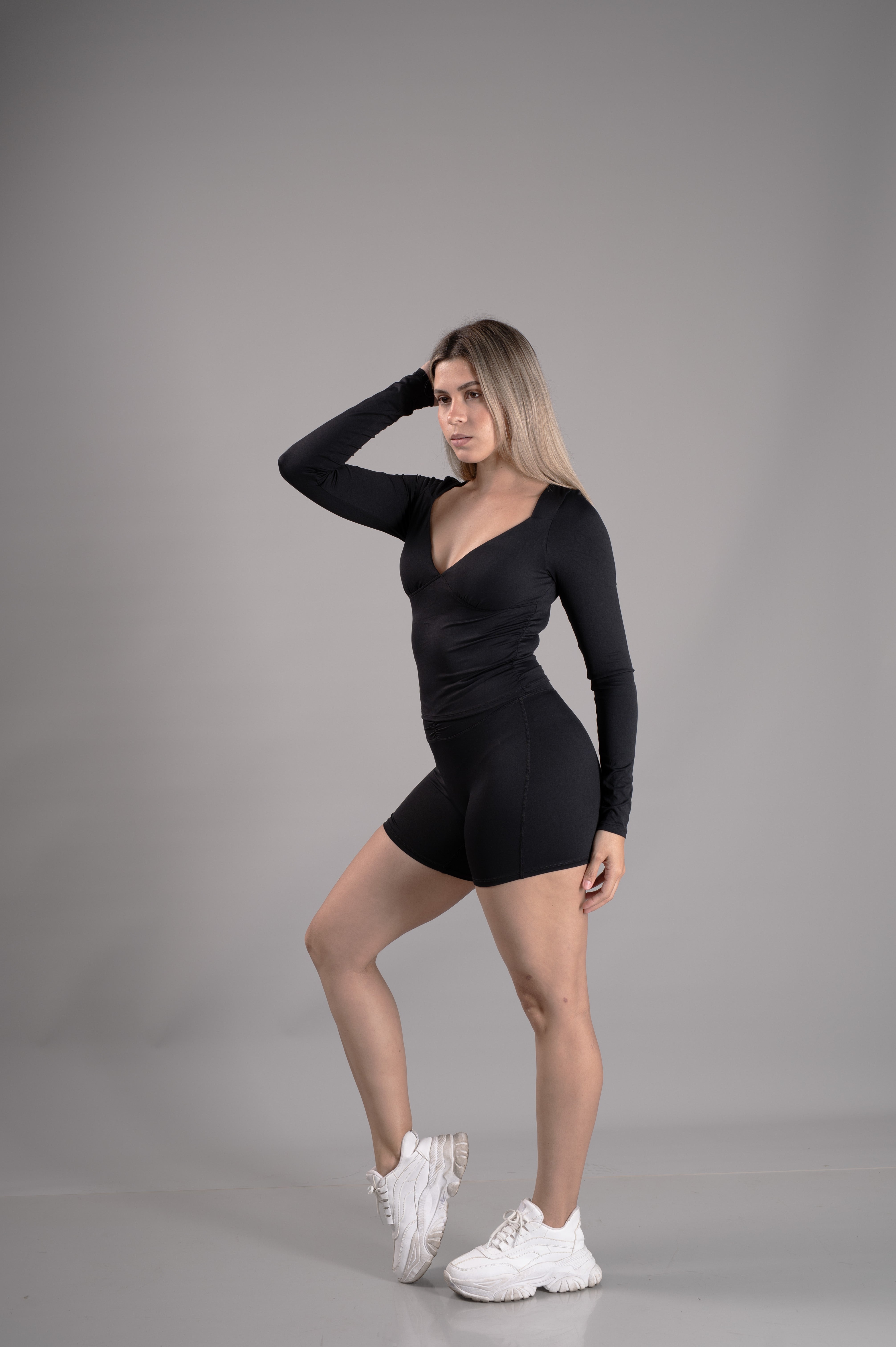 Alma Long Sleeve Short Set