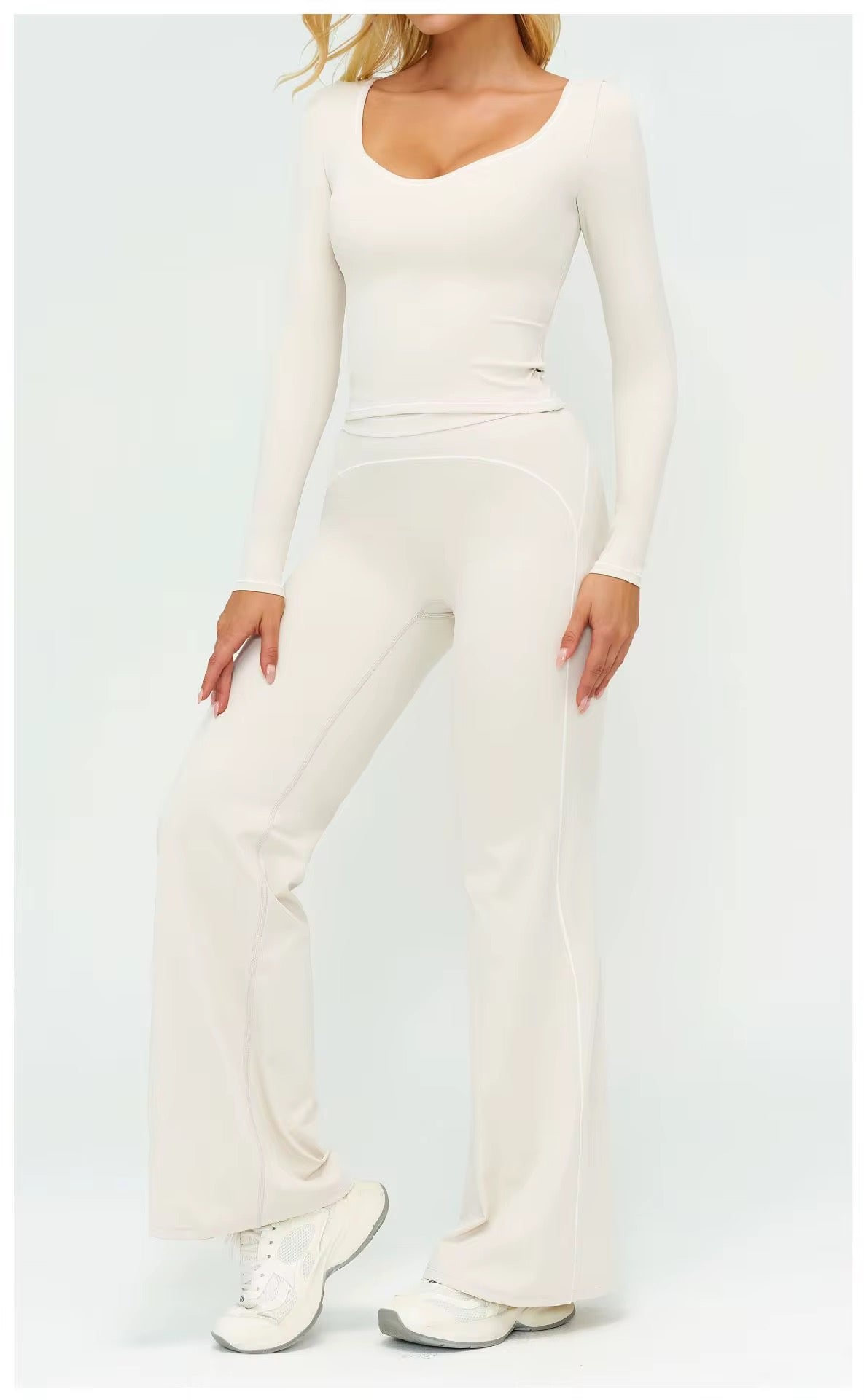 Contour Straight Pant Set- Long Sleeve