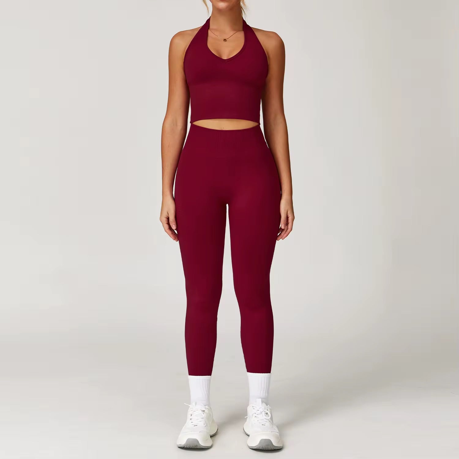 Azure Halter Legging Set