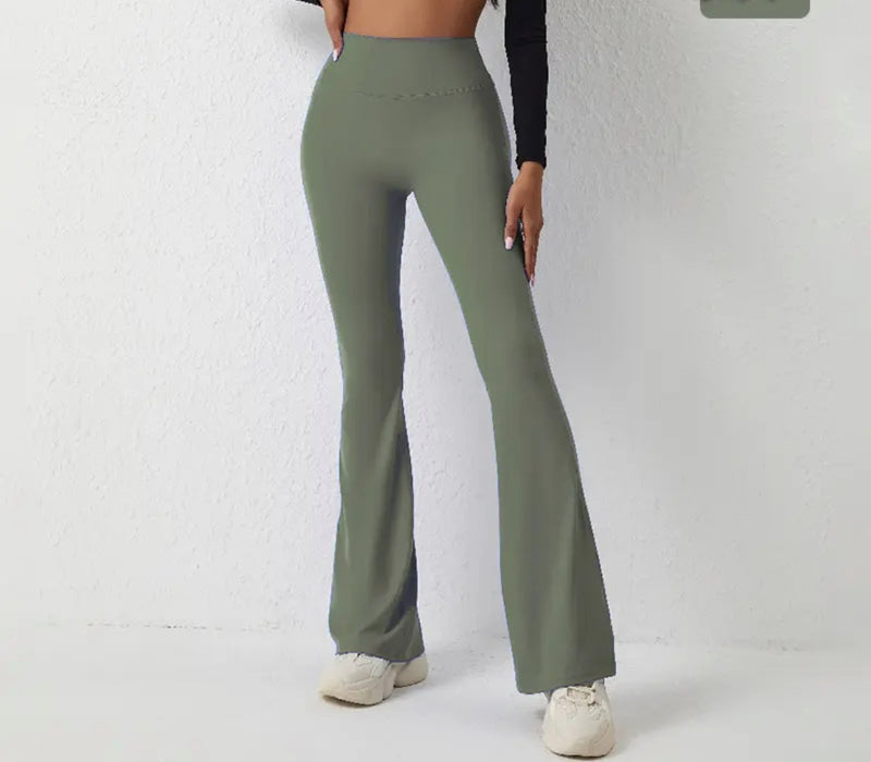 Lime Flare Pant