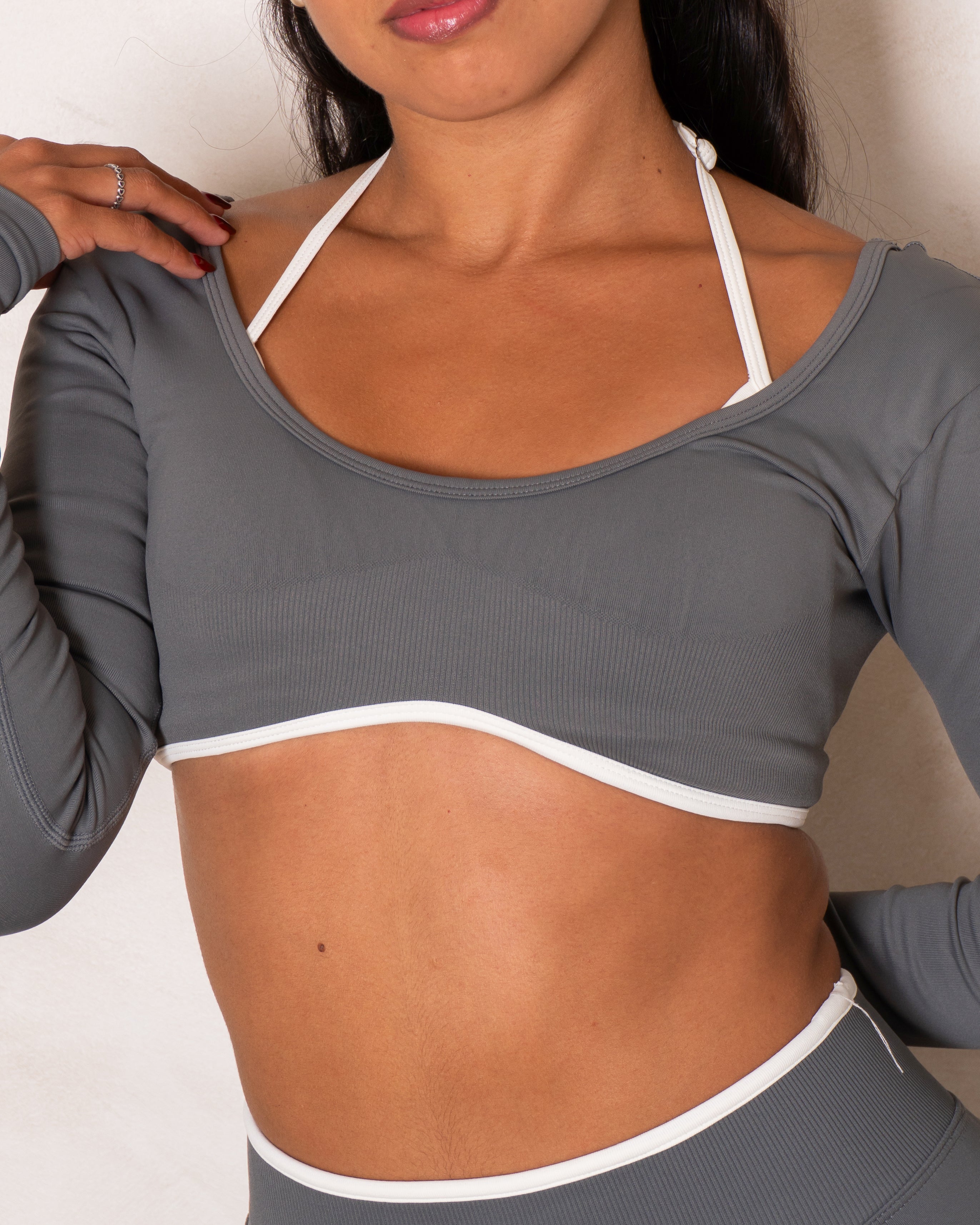 Blush Long Sleeve Crop