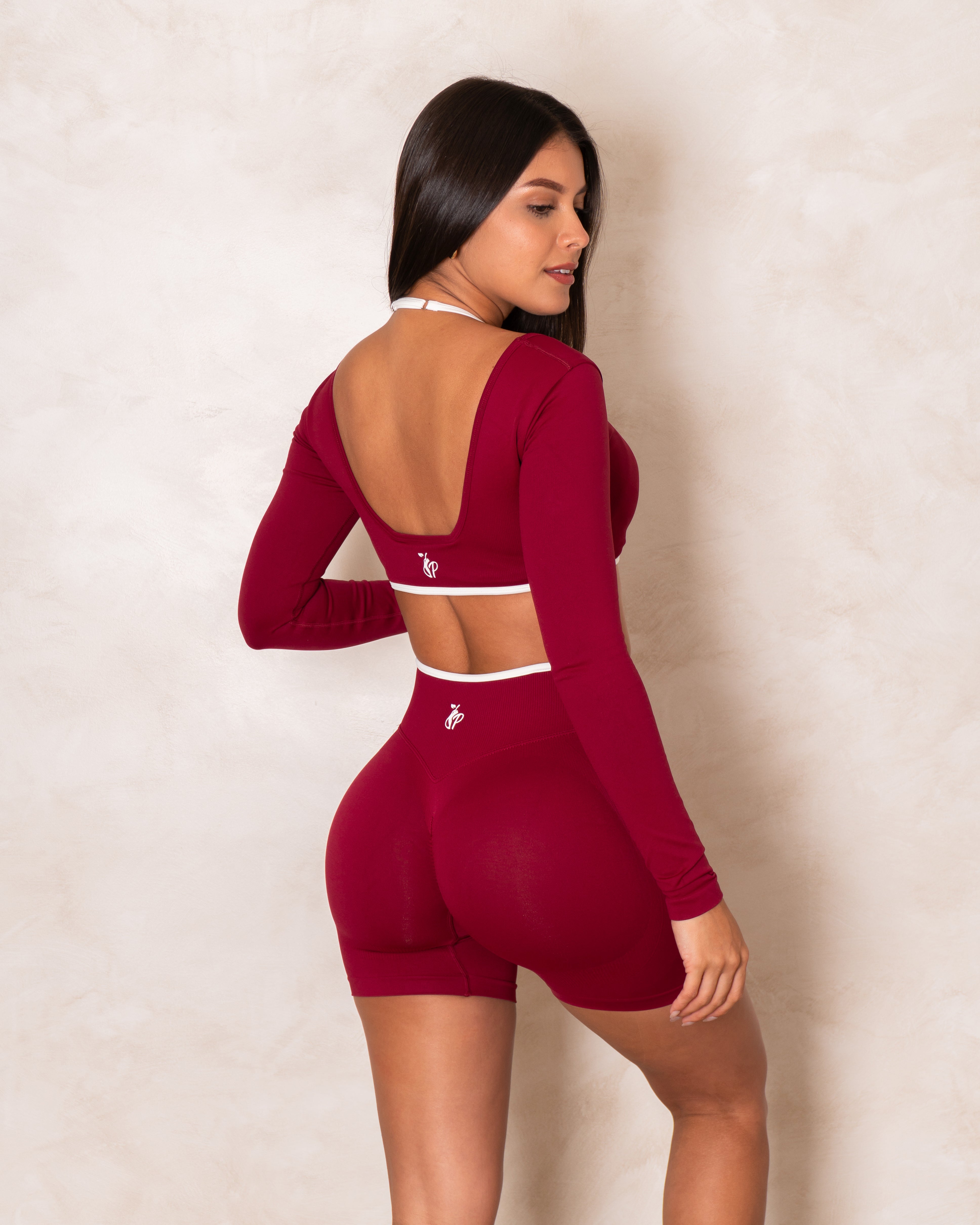 Blush Long Sleeve Short Set