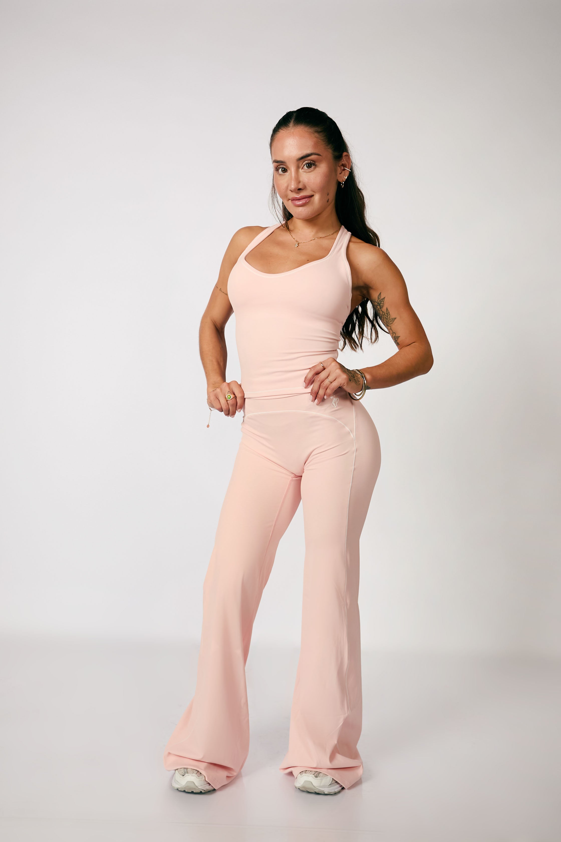 Contour Straight Pant Set - Tank Top