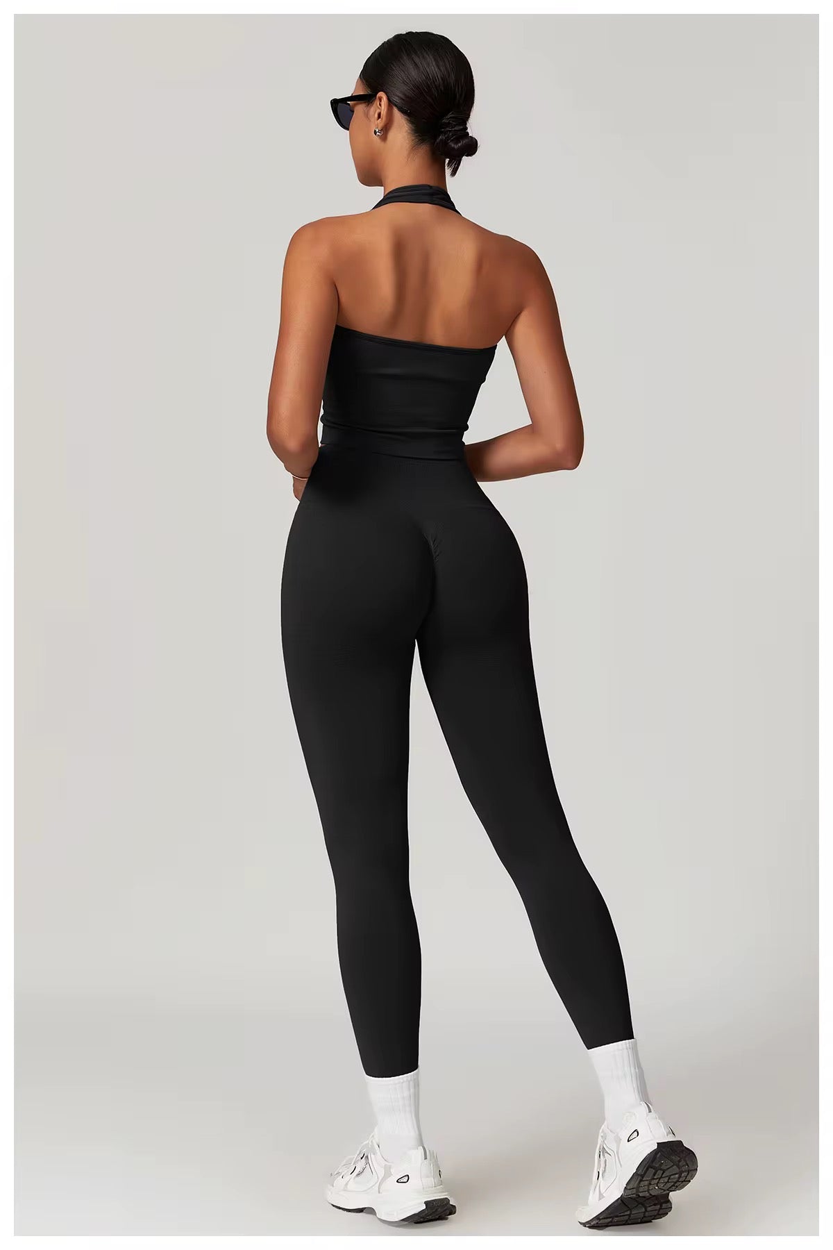 Azure Halter Legging Set