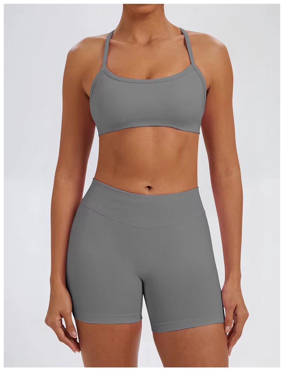 Vback Short Set