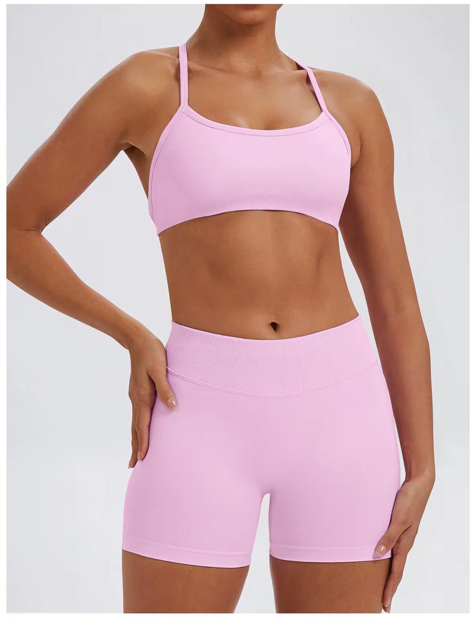 Vback Short Set