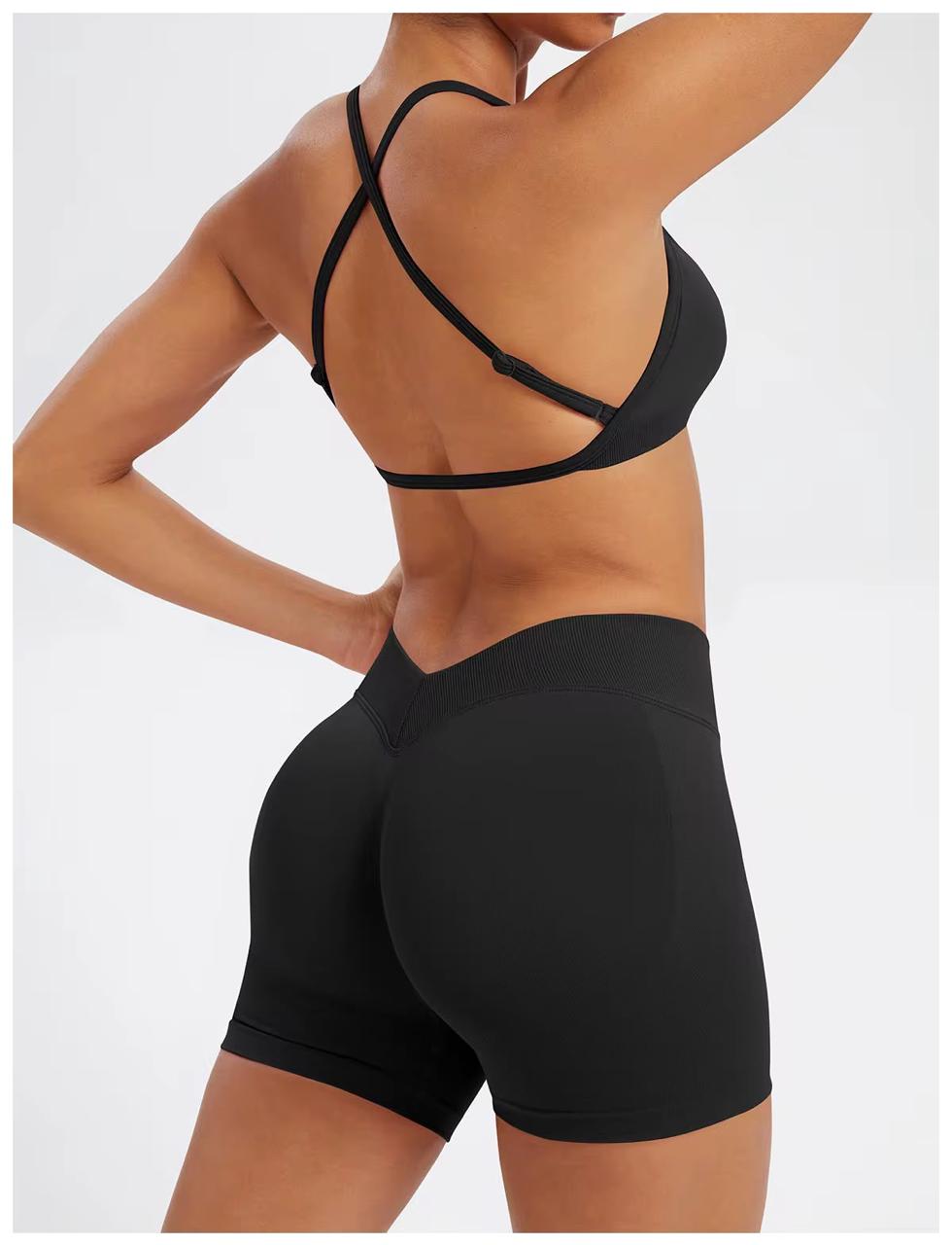 Vback Short Set