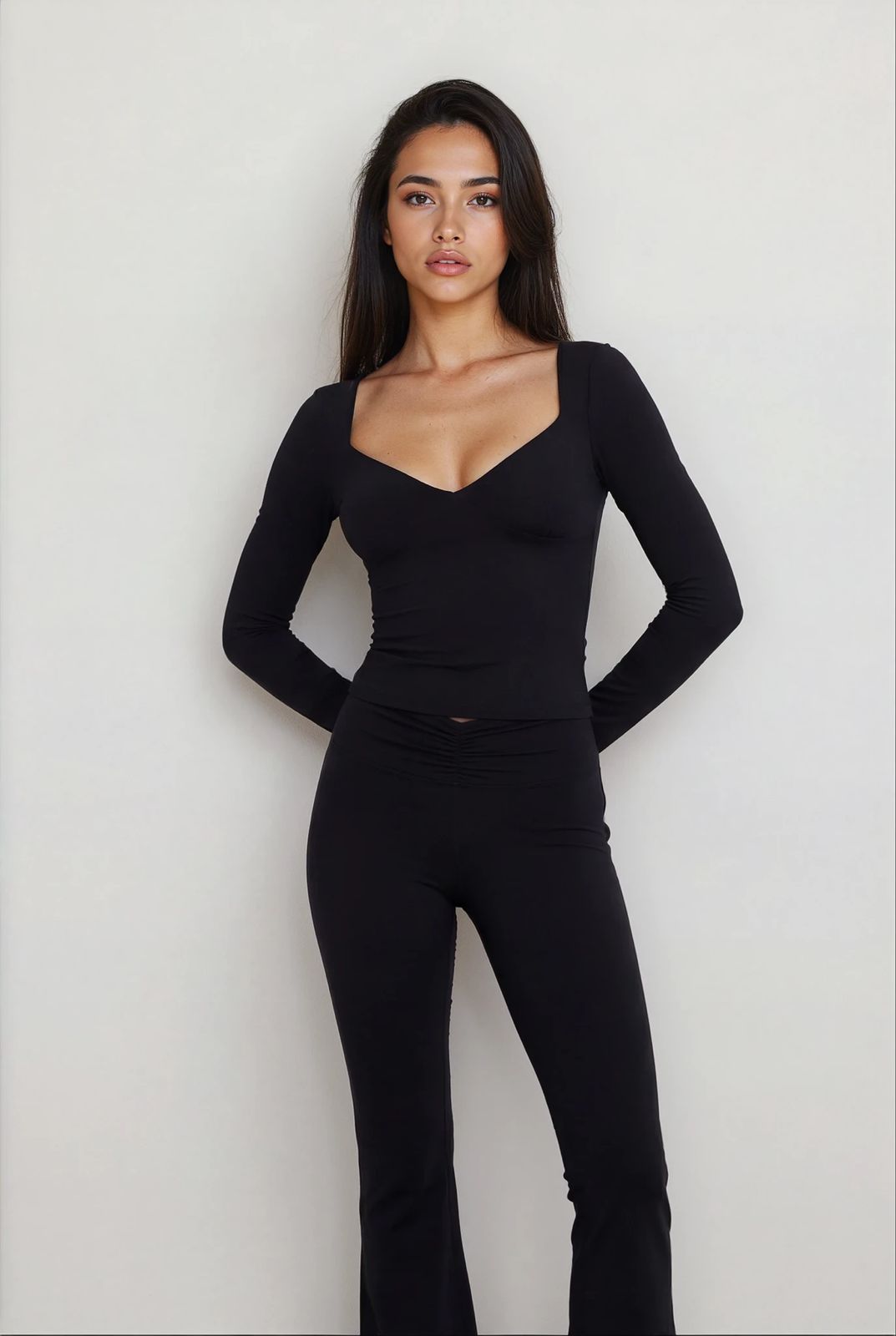 ALMA LONG SLEEVE FLARE SET
